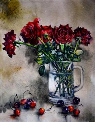 The red roses. Ivanova Olga
