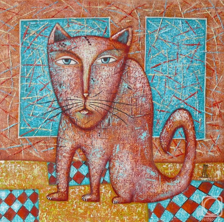 Sulimov Dmitriy. The cat with blue eyes