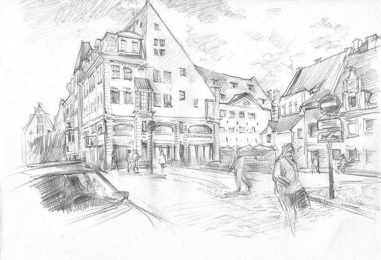 Korhov Yuriy. Riga sketches.17