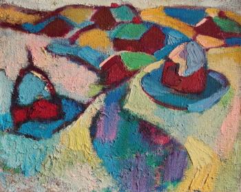 Around the stacks. Village