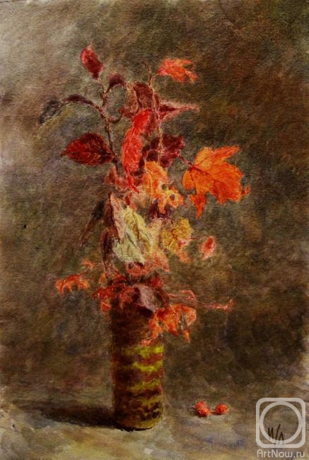 Lomanova Irina. Red leaves