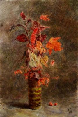 Red leaves. Lomanova Irina
