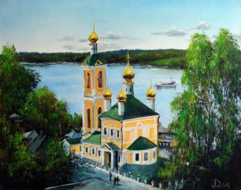 Ples. View resurrection Church (Picture Of The Volga). Lednev Alexsander