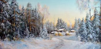 Winter village (Pine Needles). Lednev Alexsander
