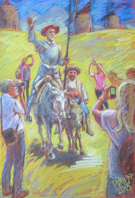 Painting Don Quixote. Dobrovolskaya Gayane