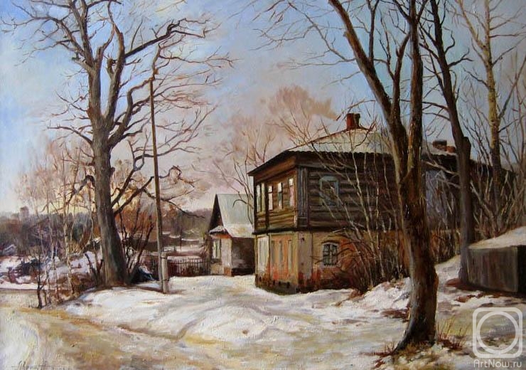 Avrin Aleksandr. Winter in the suburbs