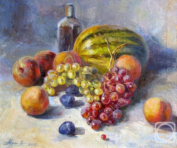 Avrin Aleksandr. Peaches and grapes