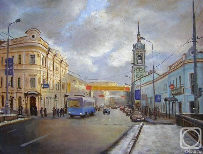 Шалаев Алексей. Поварская улица (с изображениями) Городской пейзаж, Пейзажи, Жив
