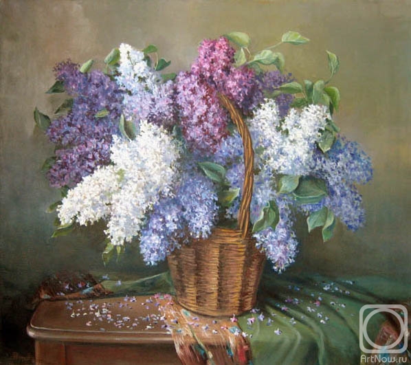 Avrin Aleksandr. Lilac in basket