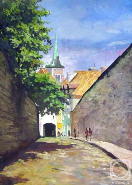 Avrin Aleksandr. Old Tallinn Street