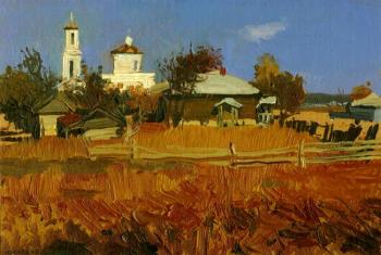 Fall in the village Elanskaya (Log Houses). Kosivtsov Dmitriy
