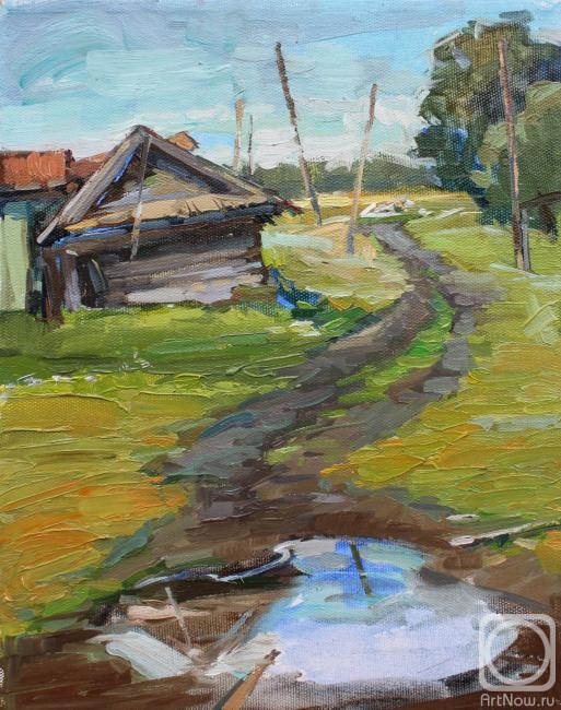 Rybina-Egorova Alena. On the road a puddle