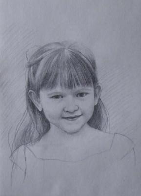 Portrait of Katya. Levina Galina