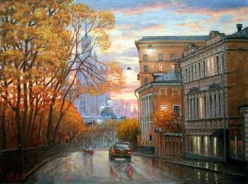 Autumn street. Razzhivin Igor
