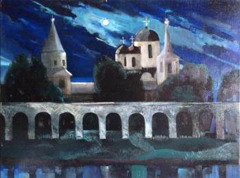 Novgorod at night. Abdullin Roman