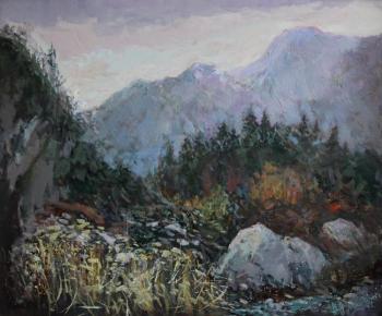 Картина «Кавказские горы»