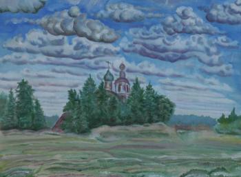 The Church in Pricesthe. Clouds. Klenov Andrei