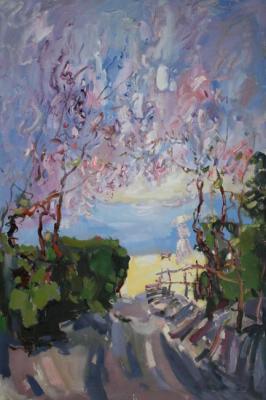 Картина «Глициния цветет»