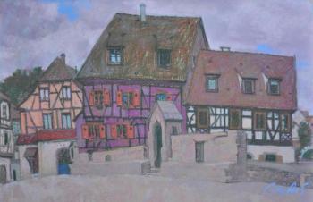A village in Alsace. Lapygina Anna