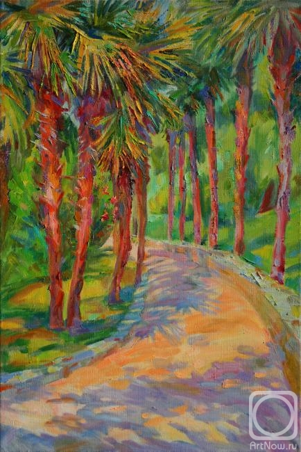 Mirgorod Irina. Palm Alley