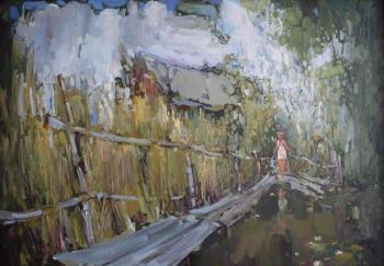 Картина «Мостик. Вышний Волочек»