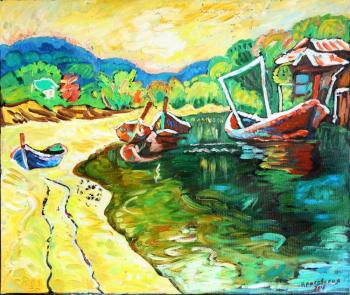 Thai boats. Krasovskaya Tatyana