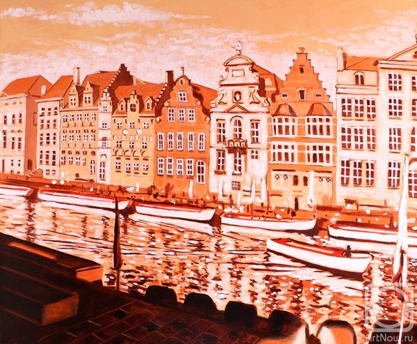 Tululay Alexey. Canal in Ghent