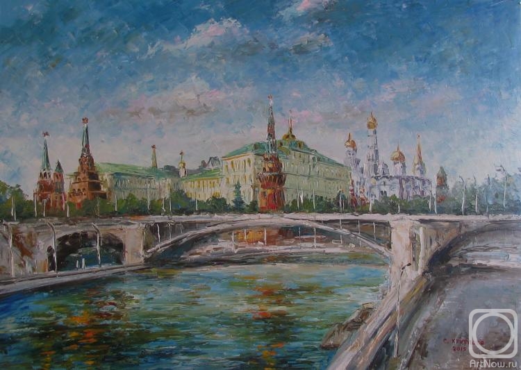 Kruglova Svetlana. The Kremlin and Big Stone Bridge