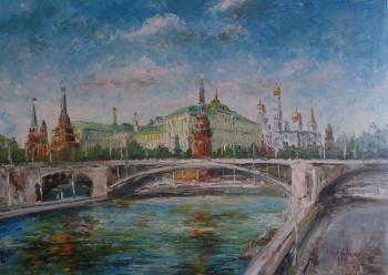 The Kremlin and Big Stone Bridge (The Kremlin Quay). Kruglova Svetlana