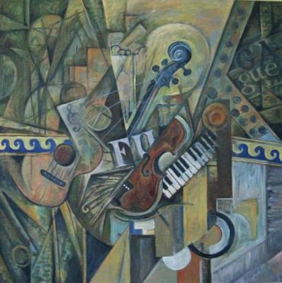 Composition with musical instruments