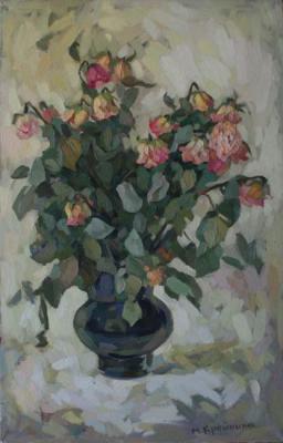 Bouquet of dry roses. Kreynina Marina