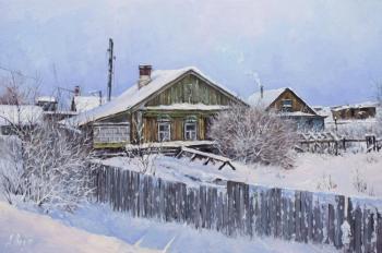 Village. Winter day. Volya Alexander