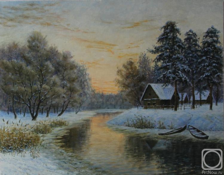 Gladyshev Aleksandr. Winter evening