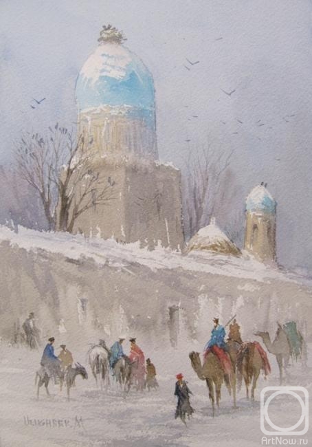 Mukhamedov Ulugbek. Winter in Bukhara