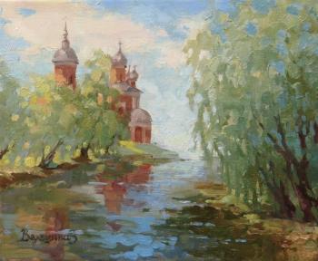Summer on the Trubezh River (A River Of Summer). Vedeshina Zinaida