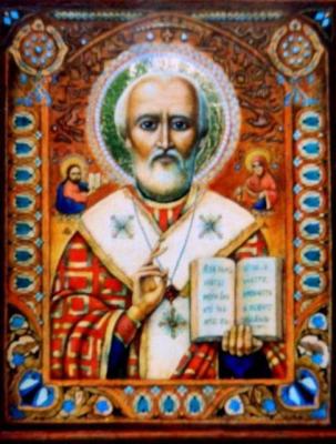Icon of St. Nicholas the Wonderworker. Starovoitov Vladimir