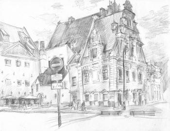 Riga sketches.18. Korhov Yuriy