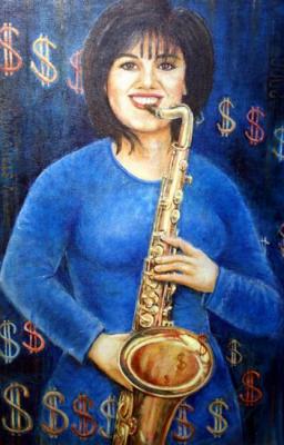 Monica Lewinsky (Saxophone Secret Became Apparent). Starovoitov Vladimir