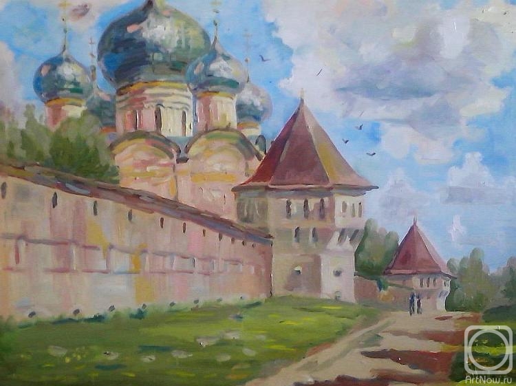 Silaeva Nina. Borisoglebsky Monastery (plein air)