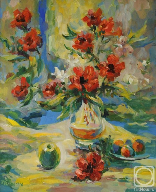 Rozhansky Anatoliy. Red flowers
