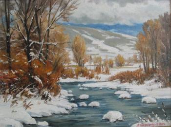 Winter in the foothills. Chernyshev Andrei