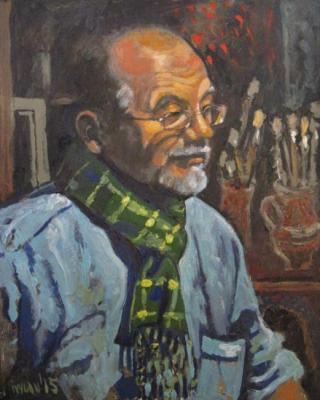 Portreit of artist Nikolay Krutov. Ixygon Sergei