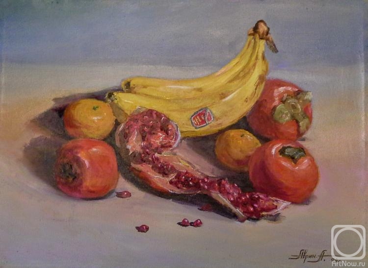 Avrin Aleksandr. Still life with bananas