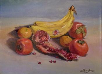 Still life with bananas. Avrin Aleksandr