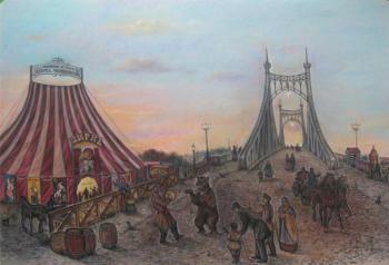 Old circus ballagan in Tver. Dulko Nikolai