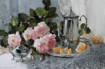 Still life with tangerine