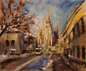 Moscow snow. Rakhmatulin Roman