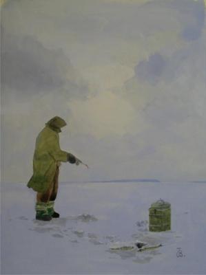 Fisherman in a cloak (). Tumanov Vadim