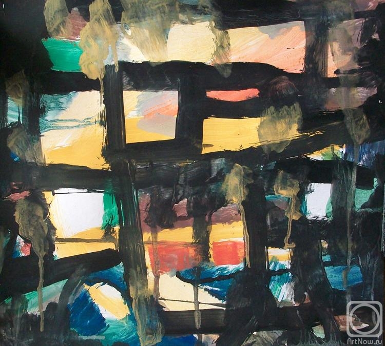 Shchupak Victor. Landscape outside the window