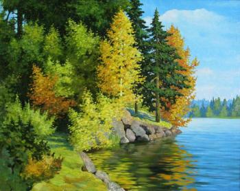 Autumn. Forest Lake. Korotych Anatoliy